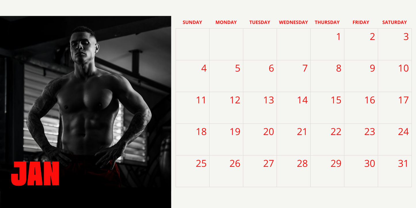 Christian Alicea 2026 Desk Calendar – “El Maratón Continúa”