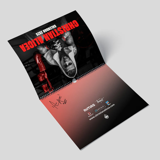 Signed Wall Calendar 2026 – Christian Alicea (Collector’s Edition)