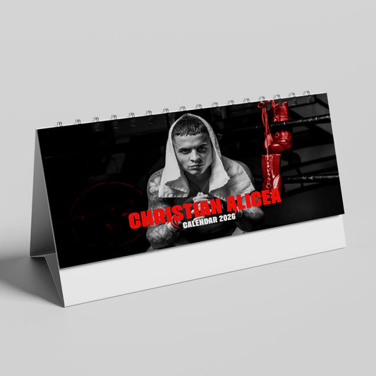 Christian Alicea 2026 Desk Calendar – “El Maratón Continúa”